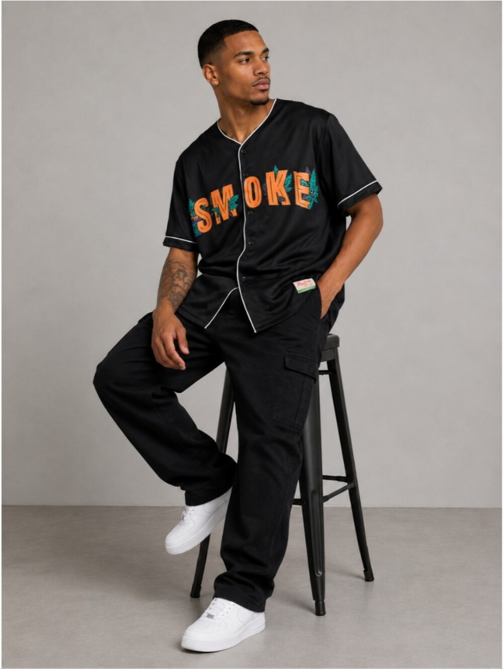 Reason Smoke Baseball Jersey - Picture 4 of 10
